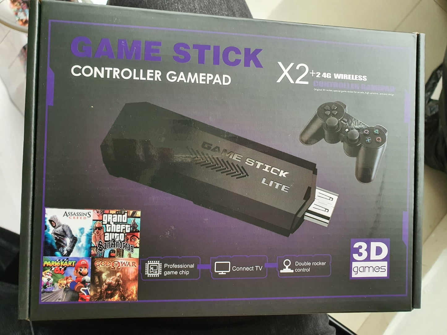 Consola Retro Game Stick 2 Controles