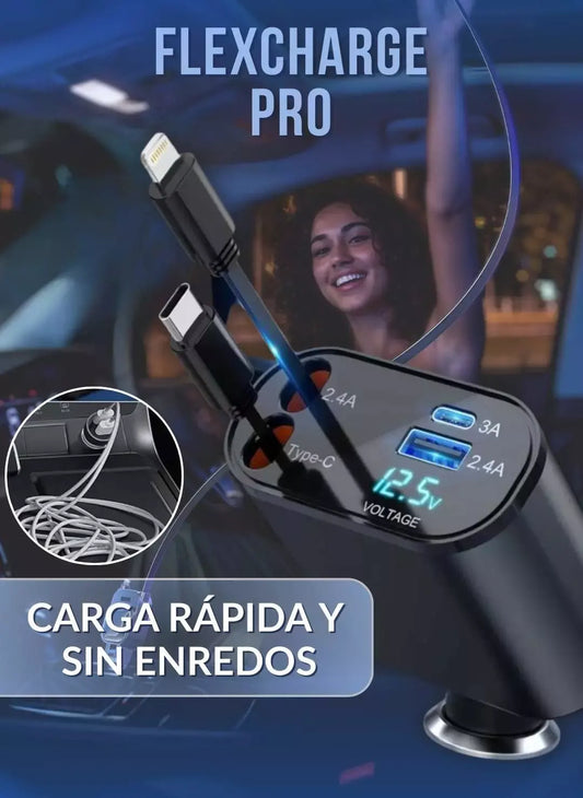 FLEXCHARGE PRO CARGADOR PORTÁTIL PARA COCHES